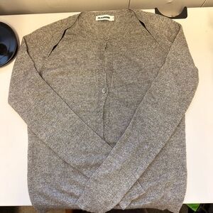 Jil Sander Cashmere-Blend Knit Cardigan – Made in Italy - SM/MED